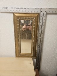 Skinny Gold Framed Mirror