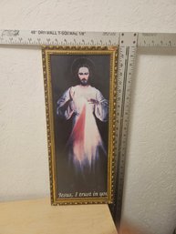Tall Frame Of A Portrait Of Jesus