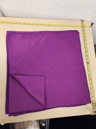 25 Purple Matte Fabric Napkins Used For Wedding, Baby, Or Parties, Etc. 19.75' X 20' Each