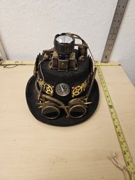 Steampunk Hat With Lot Of Gidgets And Gadgets