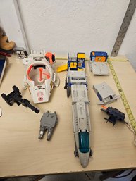 Hasbro Toys Lot - Plane, Ramps And More Pieces