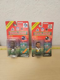 2 Headliners Collectible Toys - 1 Terrell Davis, And 1 Jerome Bettis
