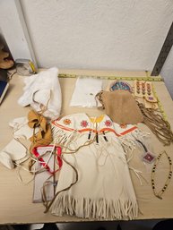Lot Of Native American Doll Clothing