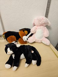 3 Stuffed Animals - 1 TY Stuffed Animal, 1 Dozy Animal