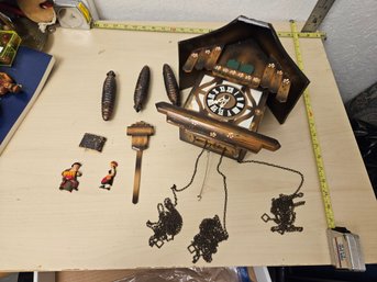 Highly Collectible Non-working Black Forest German Cuckoo Clock