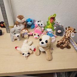 Adorable Collection Of 13 Stuffed Animals