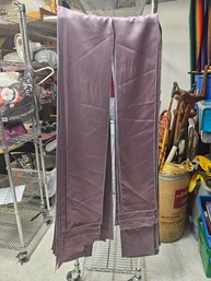 27 Long Purple Glossy Table Runners/cloth For Wedding Or Party Decoration 100' X 8' Each