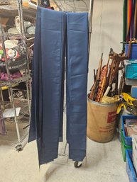 46 Long Blue Satin Table Runners/cloth For Wedding Or Party Decoration 110' X 8' Each