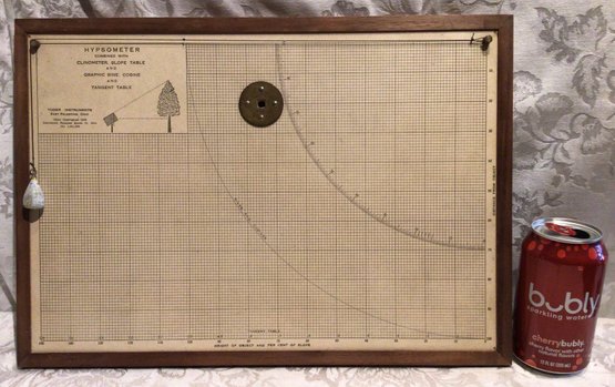 Vintage Hypsometer Combined With Clinometer, Slope Table And Graphic ...