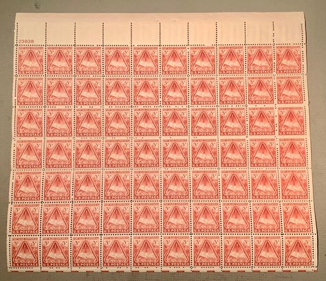 Full Sheet Of 70, 3c U.S. Stamps, Fort Bliss Centennial, SHIPPPABLE