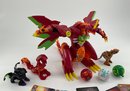 Bakugon Dragon, Action Figures And Cards - Lot Of 16