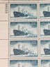 Full Sheet Of 50, 3c U.S. Stamps, Merchant Marines, Peace And War, SHIPPPABLE