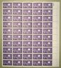Full Sheet Of 50, 3c U.S. Stamps, 50th Anniversary Of Motion Pictures, SHIPPPABLE