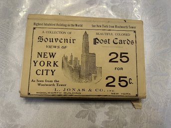 36 Antique Souvenir Postcards Of New York City NY, Unico & H.H. Tammen - SHIPPABLE