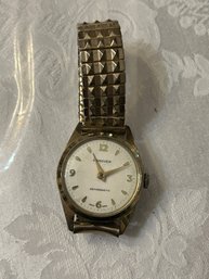 Vintage Hanover Antimagnetic Gold Watch Wristwatch - SHIPPABLE