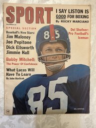 Vintage Dec 1963 Sport Magazine Vol 36 No 6 W/ Football Player Del Shofner On Cover - SHIPPABLE