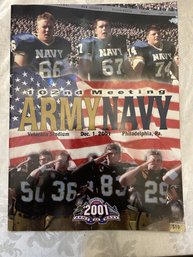 Army Navy Football Game 2001 Official Souvenir Magazine - SHIPPABLE