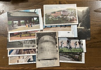 Antique 11 JAPANESE POSTCARDS Kyoto, Yokohama, Kobe, Dances, Tokyo JAPAN - SHIPPABLE (Bag 2)