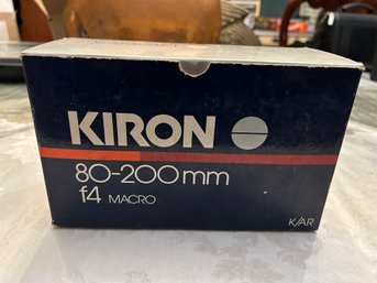 Orig. $150, KIRON Lens 80-200 Mm F4 Macro Focusing Zoom Lens In Original Packaging - SHIPPABLE