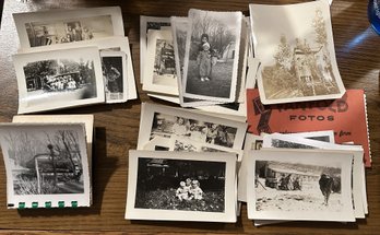 Collection Of Vintage PHOTOS PHOTOGRAPHS C1940-50s Families, Homes, Etc. - SHIPPABLE (Bag 8)