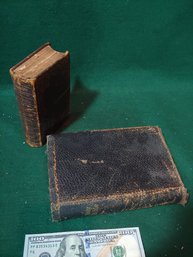 Antique Holy Bible Lot Of 2 One 1865 One Undated