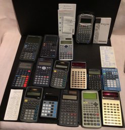 Scientific Calculators And Vintage Calculators - 15 Pcs!