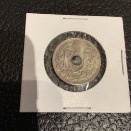 Antique Foreign Coin - Liberte Eagleite Fraternite - 1918