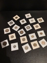 Antique Foreighn Coin Lot - 20 Pcs
