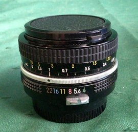 Nikon Camera Lens - Nikkor 20mm 1 : 4 121856 Camera Lens