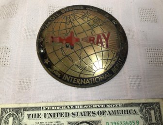Antique Industrial Sign - Ray - The Oil Burner With An International Reputation