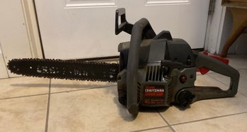 Craftsman 16 In Turbo Air Cleaning Gas Powered Chainsaw - Model 358.351062 - Unknown If Works - Cord Does Pull