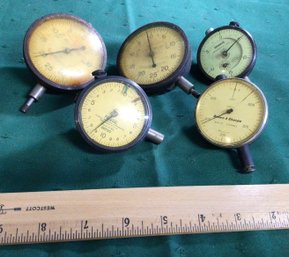 5 Vintage Gauges