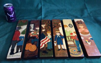 6 Pieces Of Folk Art, Signed By Artist