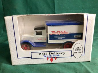 1931 Delivery Truck Bank - Ertl - Die Cast Metal - 1/34 Scale