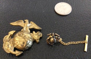 USMC Marine Corps P55 EGA And Tie Tack