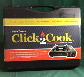 Click 2 Cook - Butane Powered Portable Stove - New In Box