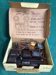 Kalart Editor Viewing Eight For All 8mm Movies - Model EV-8 DS - Plainville, Conn.