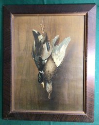 Antique Print - Hanging Ducks