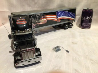 WAY UNDERVintage Mack - Peterbuilt Refrigerator Model Truck - One Mirror And One Step Not Attached, See Photos