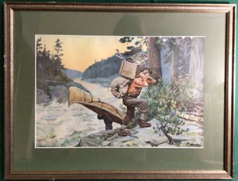 1910 Print By Brown & Bigelow St. Paul U.S. - Philip R. Goodwin - Nicely Framed