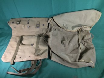 2 Military Duffel Bags