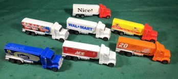 PEZ Store Trailer Trucks - Home Depot, Lowes, Ace Hardware, And More - Lot Of 7 - SHIPPABLE - #01