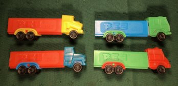 PEZ Trucks, Retired 1991 - Lot Of 4 - SHIPPABLE - #05