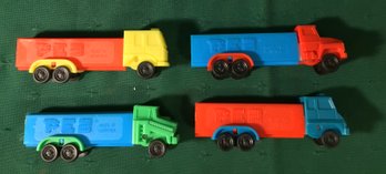 PEZ Trucks, Retired 1991 - Lot Of 4 - SHIPPABLE - #06