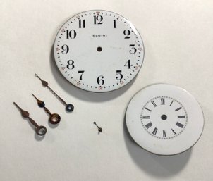 Elgin Pocket Watch Face With Dials