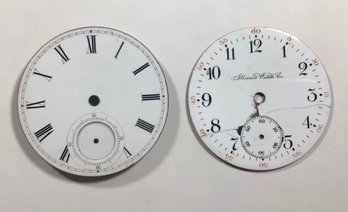 Illinois Watch Co. Pocket Watch Face And Pocket Watch Face