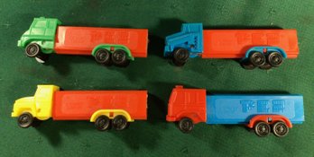 PEZ Trucks, Retired 1991 - Lot Of 4 - SHIPPABLE - #07