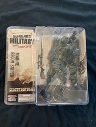 McFarlanes Military Redeployed Marine Recon Sniper MIP. SHIPPING AVAILABLE.