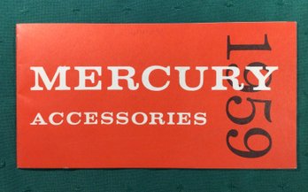 Showroom Catalouge - 1959 Mercury Accessories