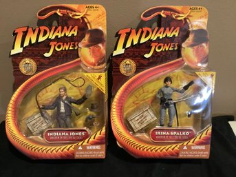 Indiana Jones & Irina Spalko Action Figure Lot Of 2 MOC